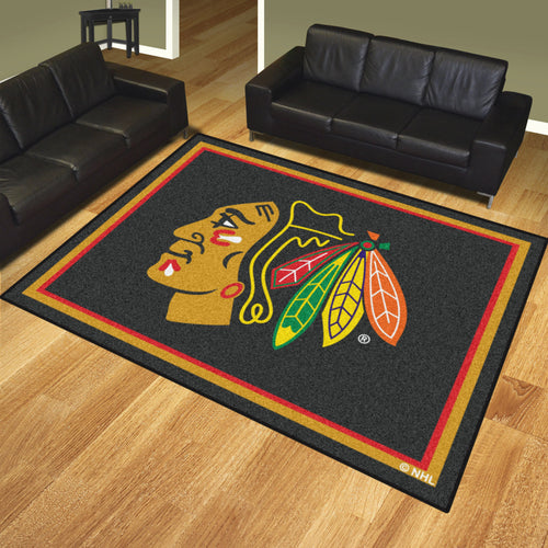 Chicago Blackhawks Plush Rug - 8'x10'