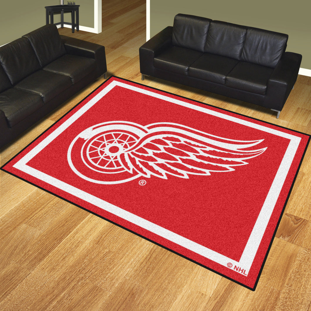  Detroit Red Wings Plush Rug - 8'x10'