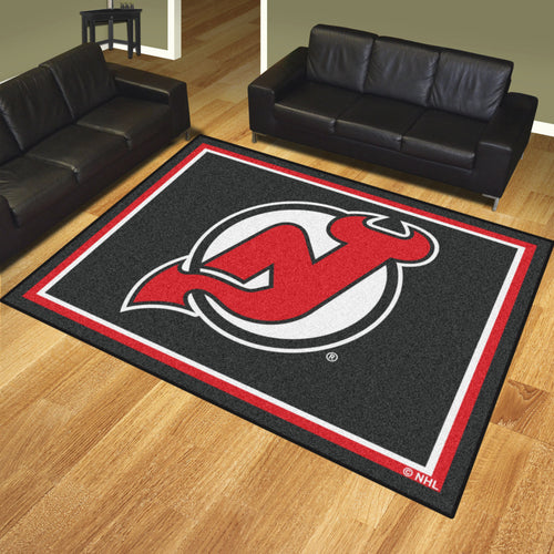 New Jersey Devils Plush Rug - 8'x10'