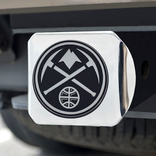 Denver Nuggets Chrome Hitch Cover 