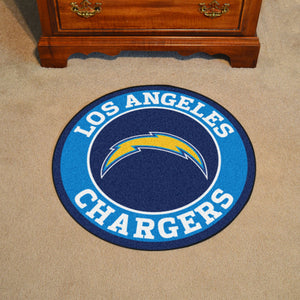 Los Angeles Chargers Round Mat - 27"