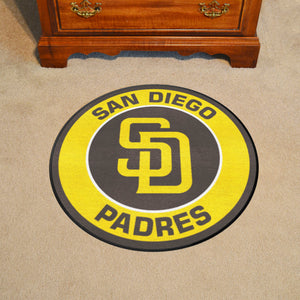 San Diego Padres Wordmark Roundel Rug - 27"