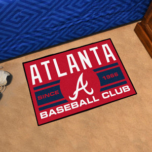 Atlanta Braves Baseball Club Starter Rug 