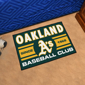 Oakland Athletics Baseball Club Starter Mat - 19"x30"