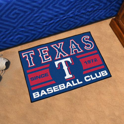 Texas Rangers Baseball Club Starter Mat