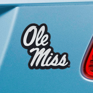 Ole Miss Rebels Chrome Auto Emblem