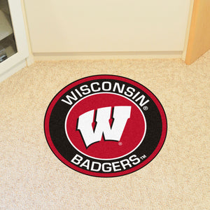 Wisconsin Badgers Roundel Rug - 27"
