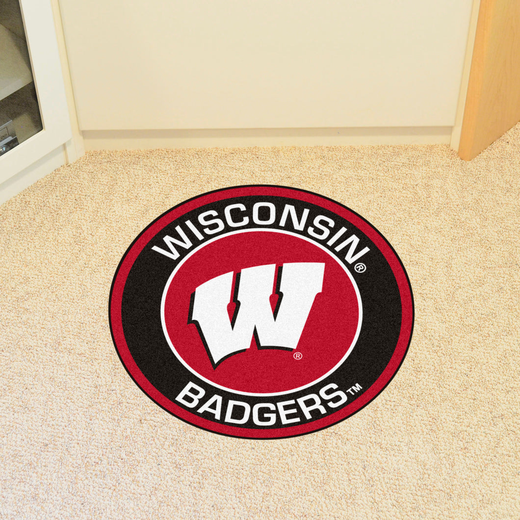 Wisconsin Badgers Roundel Rug - 27