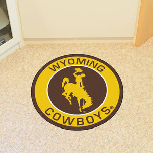 Wyoming Cowboys Roundel Rug - 27"