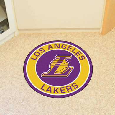 Los Angeles Lakers Roundel Mat  - 27