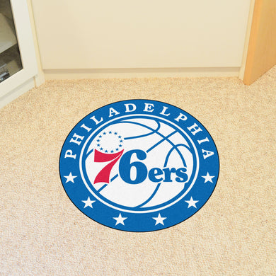 Philadelphia 76ers Roundel Mat  - 27