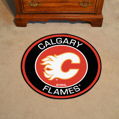 Calgary Flames Roundel Rug - 27