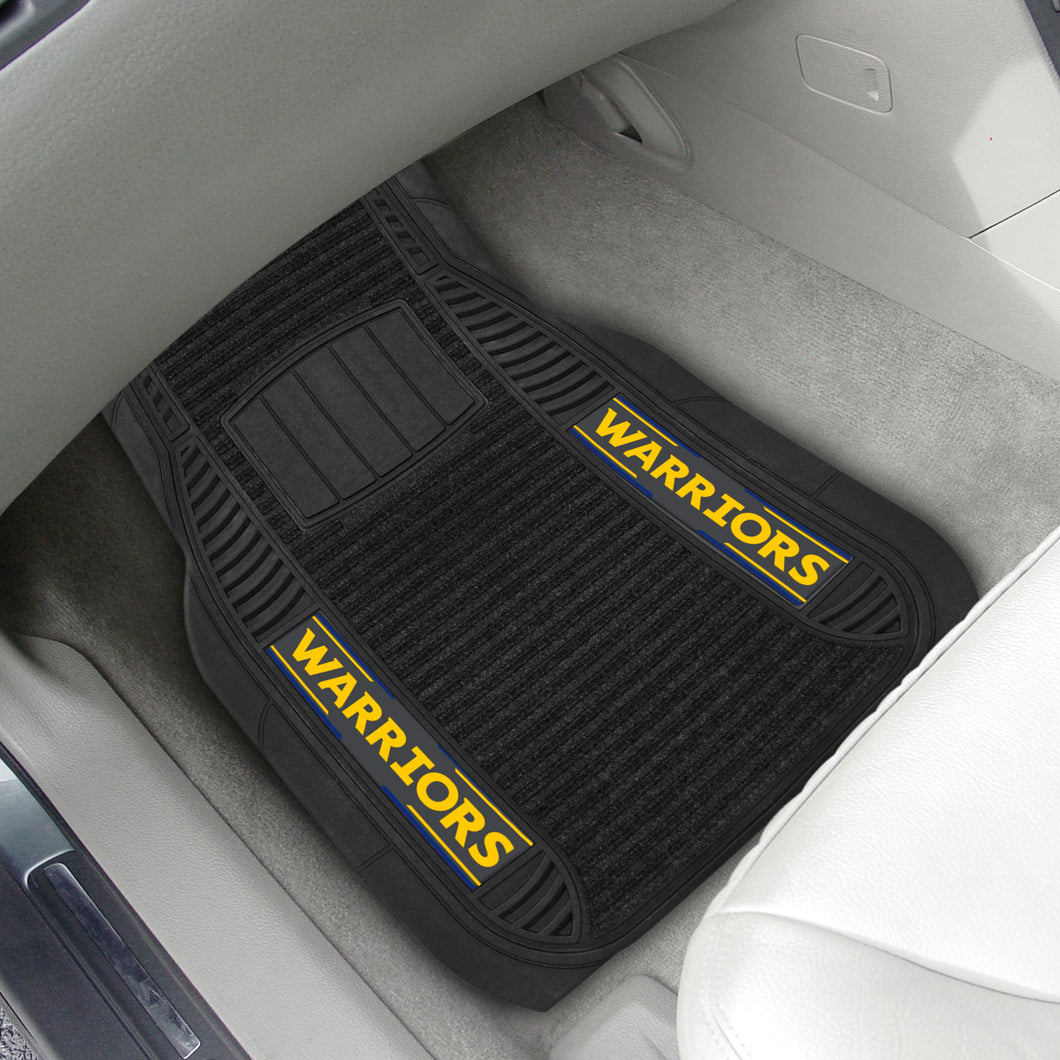 Golden State Warriors 2-piece Deluxe Car Mat Set 21