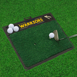 Golden State Warriors Golf Hitting Mat 20" x 17"