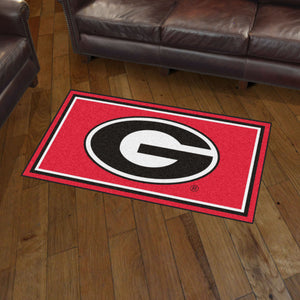 Georgia Bulldogs Plush Rug - 3'x5'