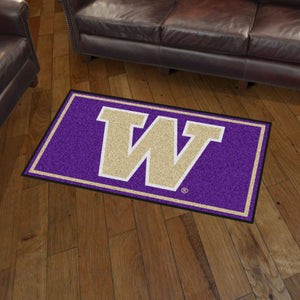 Washington Huskies Plush Rug - 3'x5'