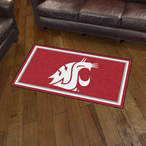 Washington State Cougars Plush Rug - 3'x5'