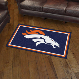 Denver Broncos Plush Rug - 3'x5'