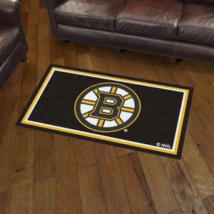 Boston Bruins Plush Rug - 3'x5'