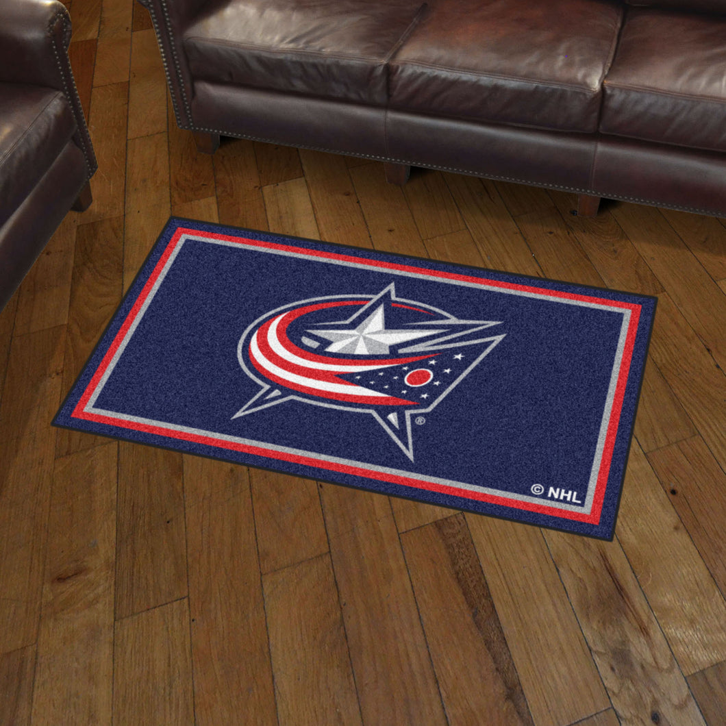 Columbus Blue Jackets Plush Rug - 3'x5'