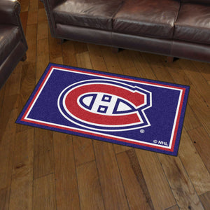 Montreal Canadiens Plush Rug - 3'x5'