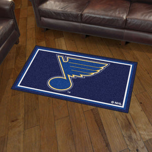 St. Louis Blues Plush Rug - 3'x5'