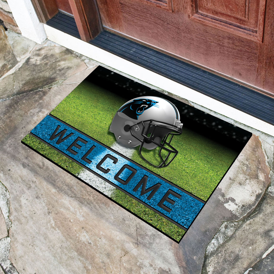 Carolina Panthers Crumb Rubber Door Mat - 18