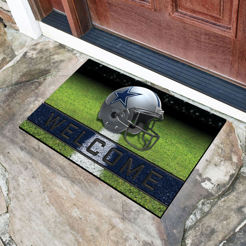 Dallas Cowboys Crumb Rubber Door Mat - 18