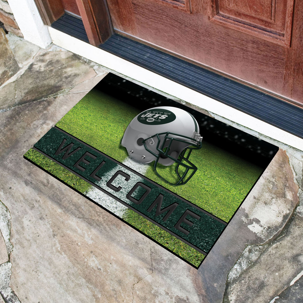 New York Jets Crumb Rubber Door Mat - 18