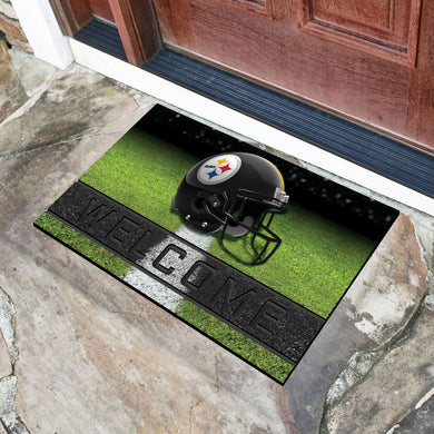 Pittsburgh Steelers Crumb Rubber Door Mat - 18