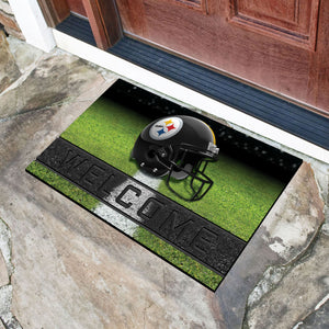 Pittsburgh Steelers Crumb Rubber Door Mat - 18"X30"