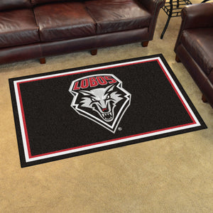 New Mexico Lobos Plush Rug 4'x6'