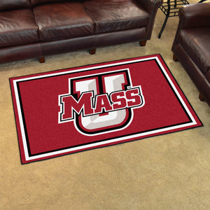 Umass Minutemen Plush Rug 4'x6'