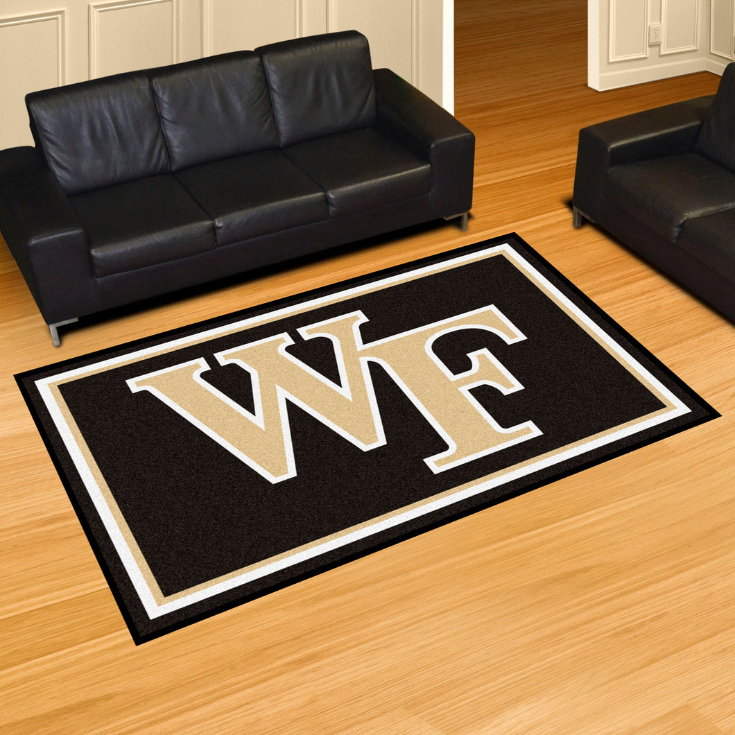 Wake Forest Demon Deacons Plush Rug 5'x8'