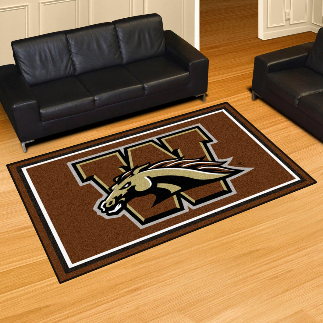 Western Michigan Broncos Plush Rug 5'x8'