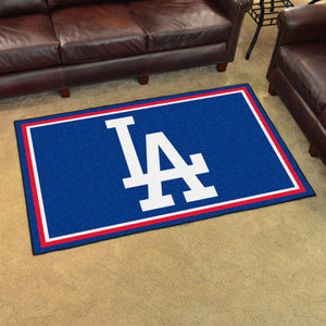 Los Angeles Dodgers Plush Rug - 4'x6'