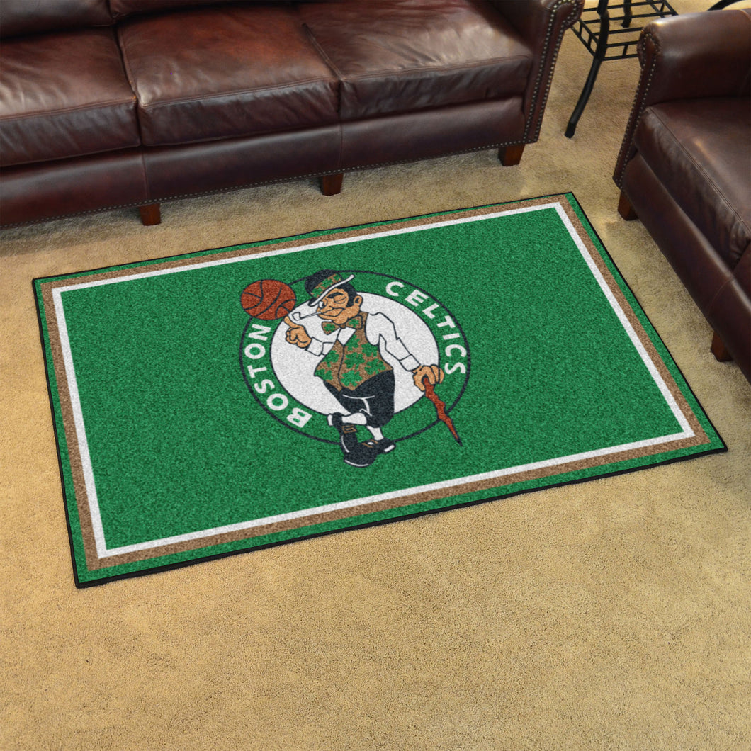 Boston Celtics Plush Rug - 4'x6'