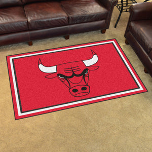 Chicago Bulls Plush Rug - 4'x6'