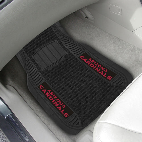 Arizona Cardinals 2-piece Deluxe Car Mat Set 21