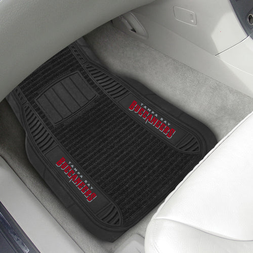 Tampa Bay Buccaneers 2-piece Deluxe Car Mat Set 21