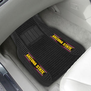 Arizona State Sun Devils 2-piece Deluxe Car Mat Set 21"x27"