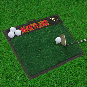 Maryland Terrapins Golf Hitting Mat 20" x 17"