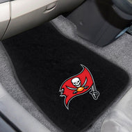 Tampa Bay Buccaneers 2-Piece Embroidered Car Mat Set - 17"x25.5"