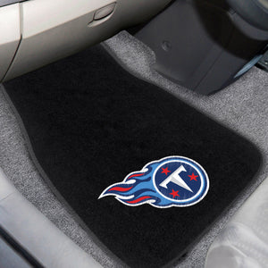 Tennessee Titans 2-Piece Embroidered Car Mat Set - 17"x25.5"