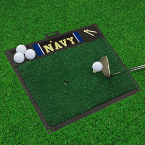 Navy Midshipmen Golf Hitting Mat 20" x 17"