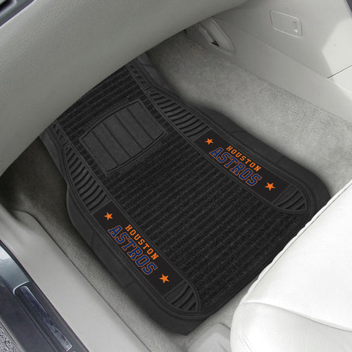 Houston Astros 2-piece Deluxe Car Mat Set 21