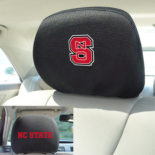 NC State Wolfpack Set of 2 Headrest Covers