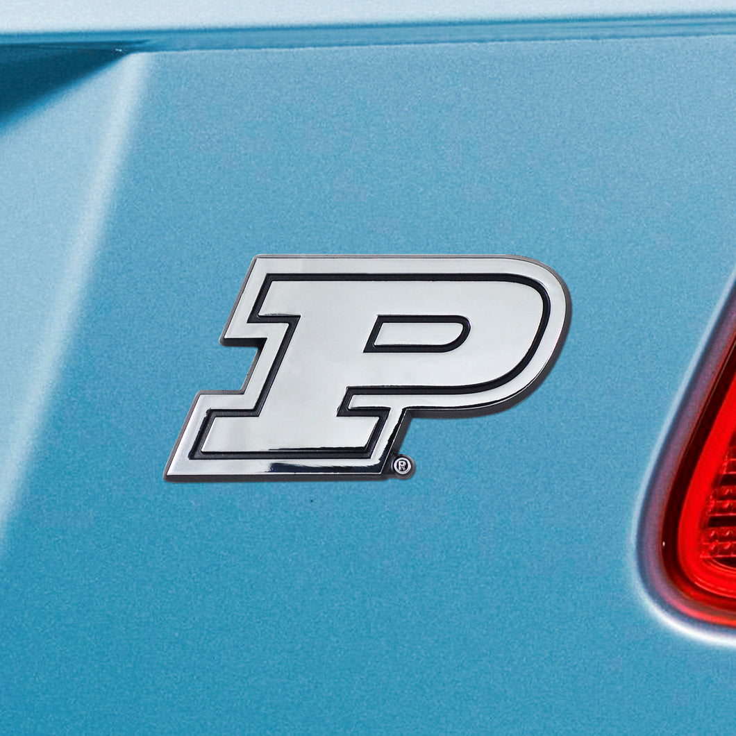 Purdue Boilermakers Chrome Auto Emblem