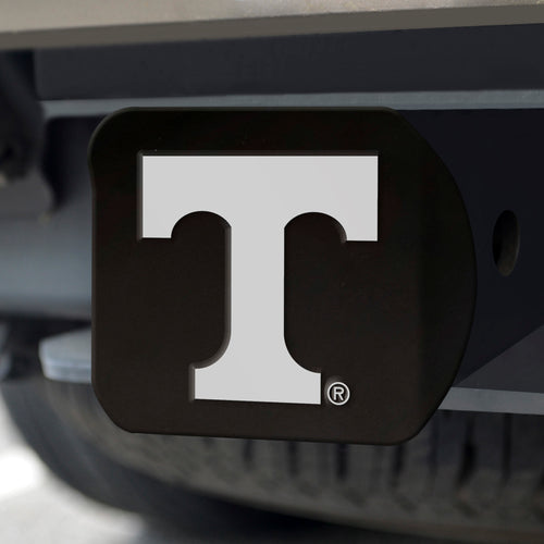 Tennessee Volunteers Chrome Emblem On Black Hitch Cover