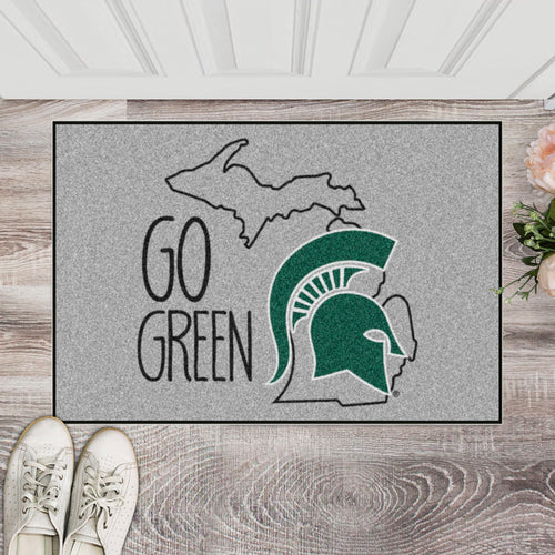 Michigan State Spartans Southern Style Door Mat 